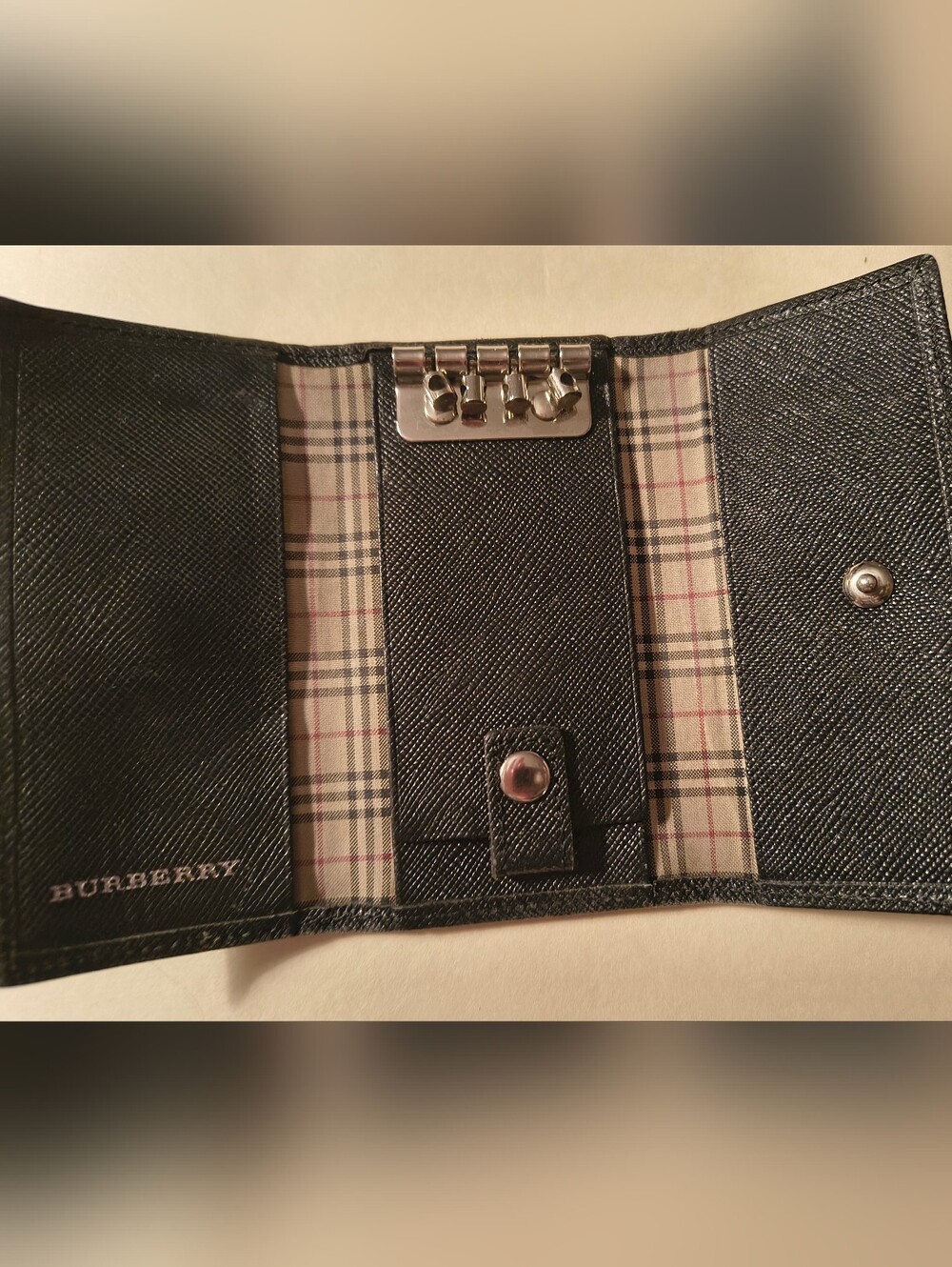 Vintage Burberry Leather Key Case - Picture 7 of 7